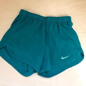 Nike teal blue shorts